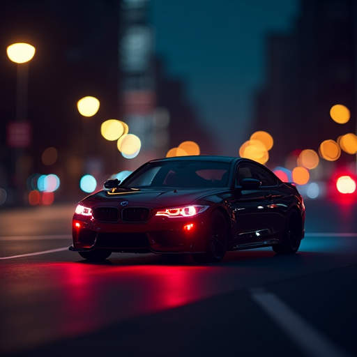 Modern electric sedan